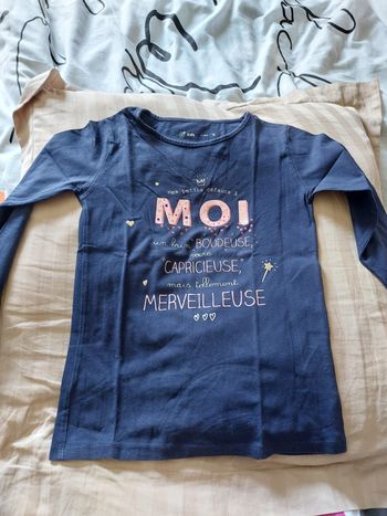 Haut fille manche longue 10 ans