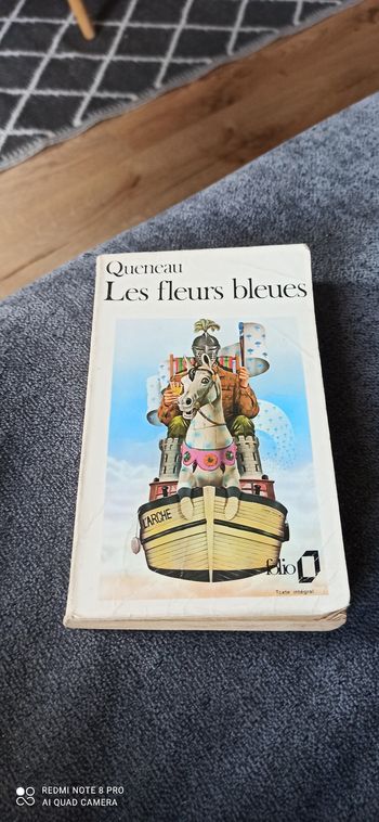 Livre les fleurs bleues queneau