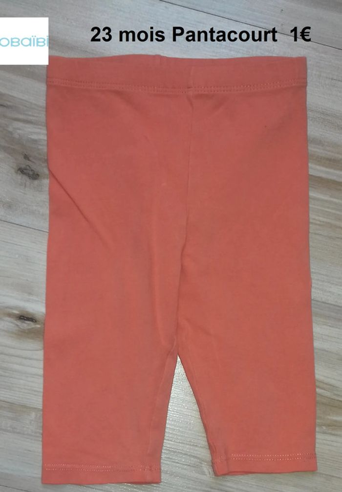 Pantacourt orange 23 mois Obaïbi
