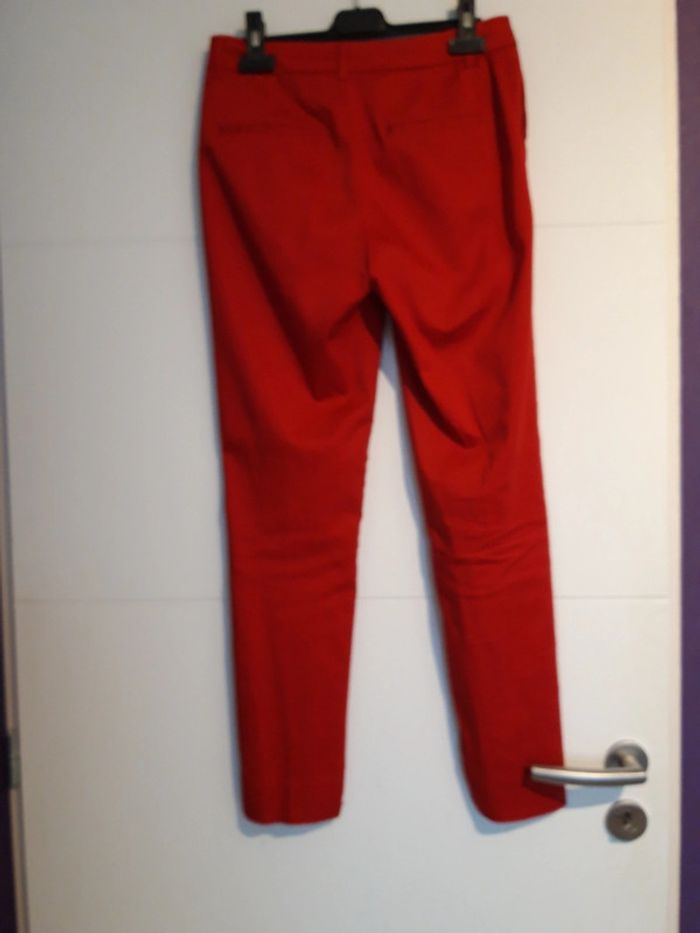 Pantalon rouge cache-cache - photo numéro 2
