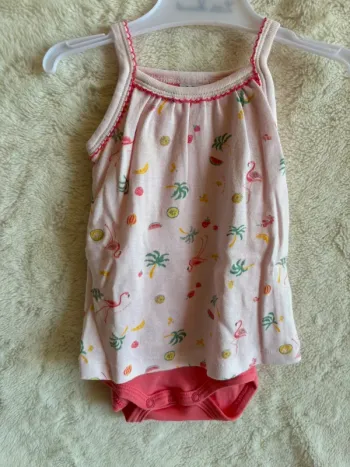 Body robe petit bateau -  taille 3 mois