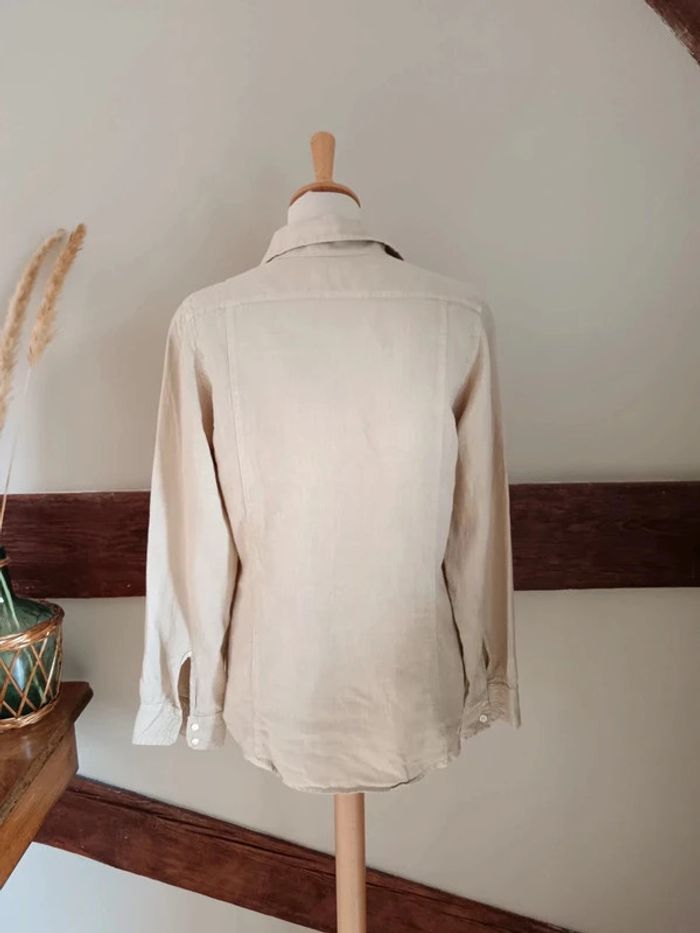 Chemise lin beige Hartford - photo numéro 6