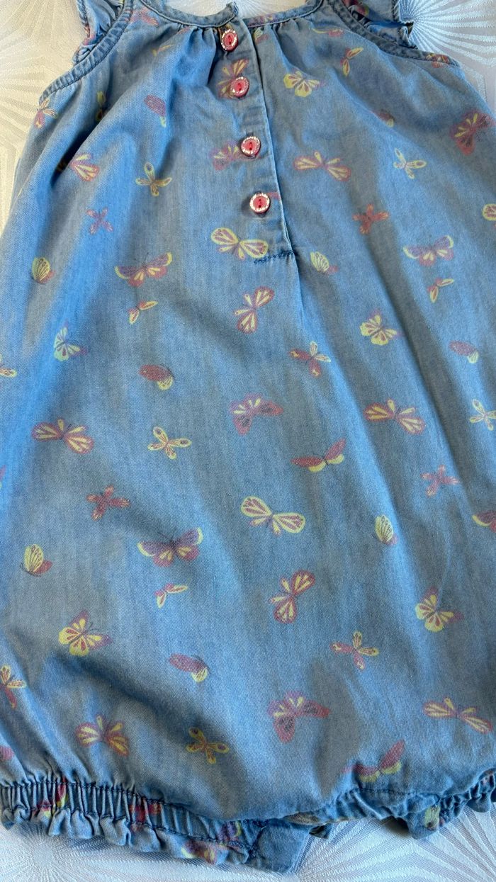 Combi short grenouillère fille 3 ans - 98 cm neuve - photo numéro 3