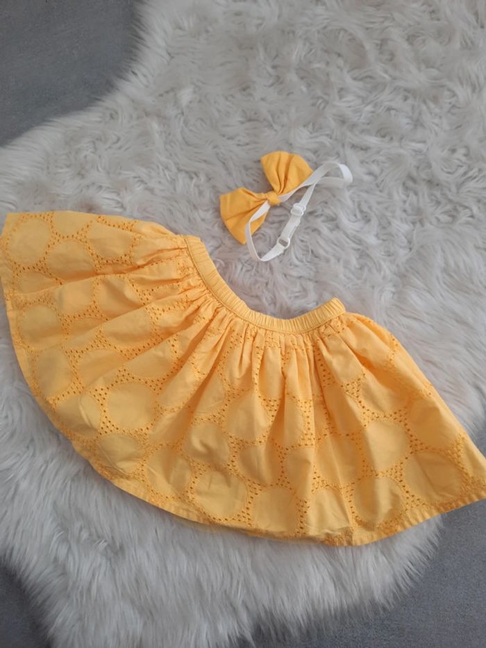 Jupe jaune 6 mois - photo numéro 2
