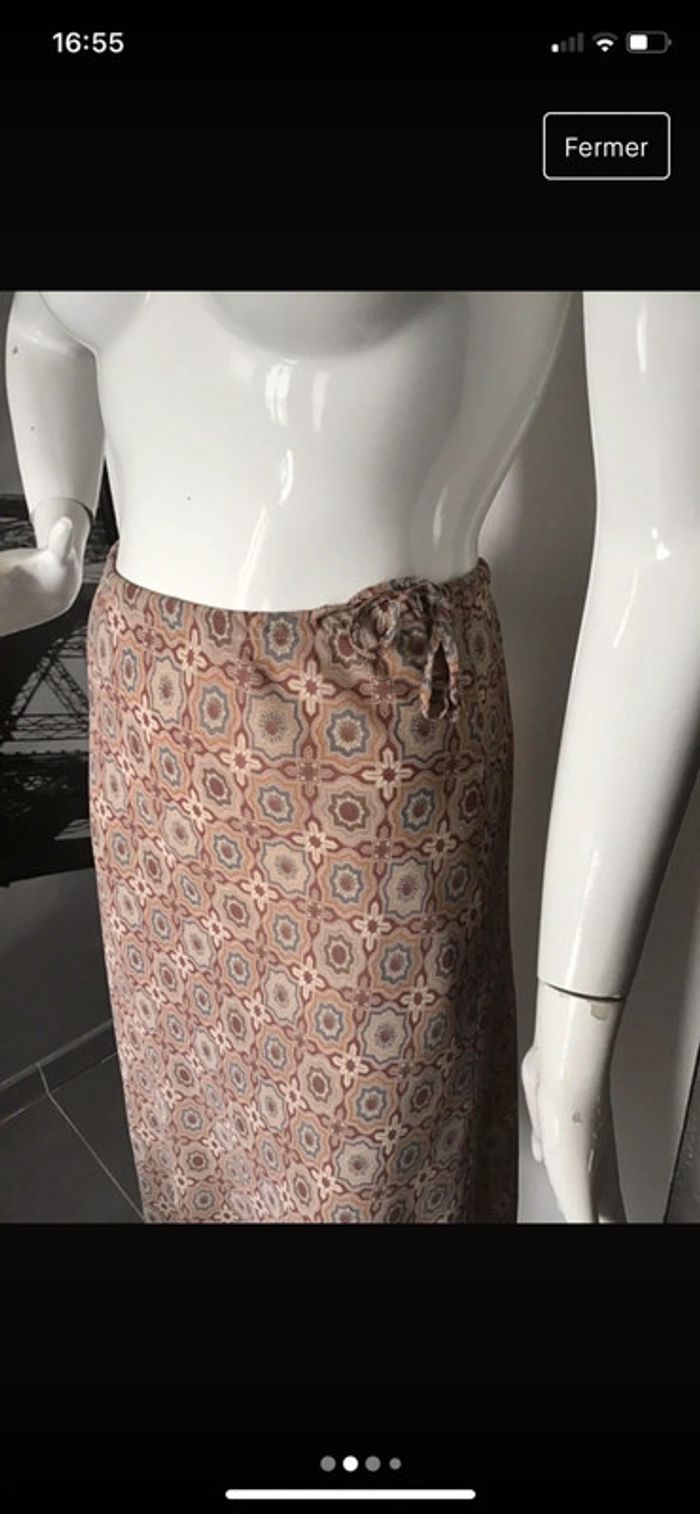 Jupe en voile mi longue 40/42/44 voir mensurations - photo numéro 3