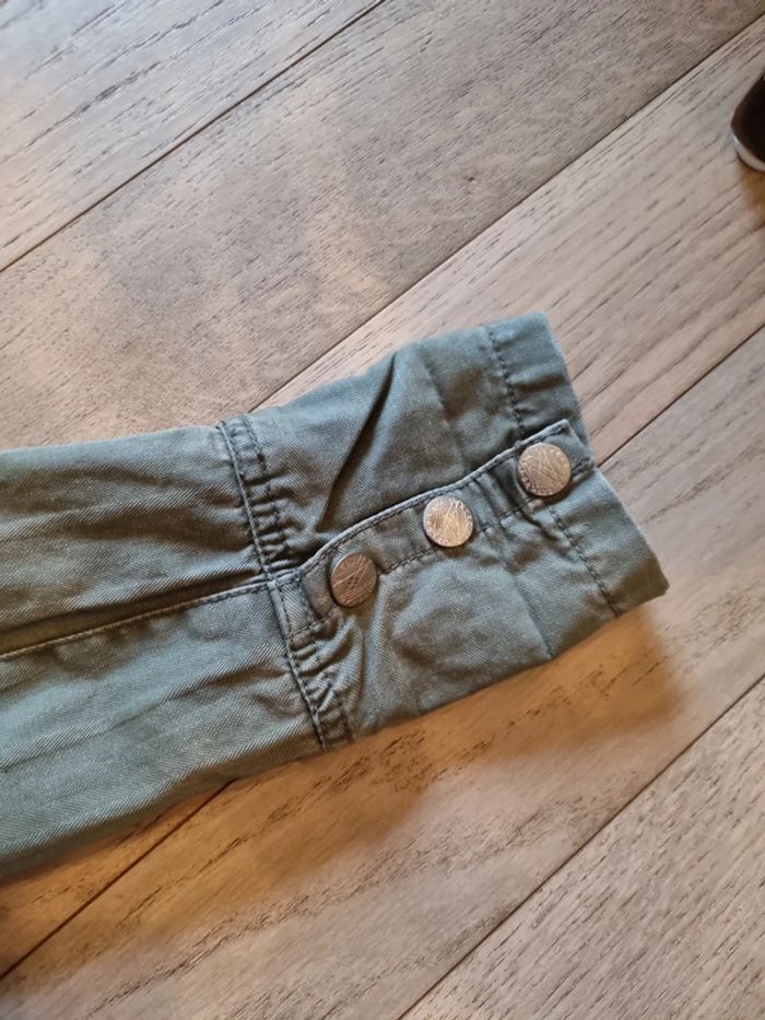 Veste style saharienne kaki kenvelo taille s - photo numéro 17