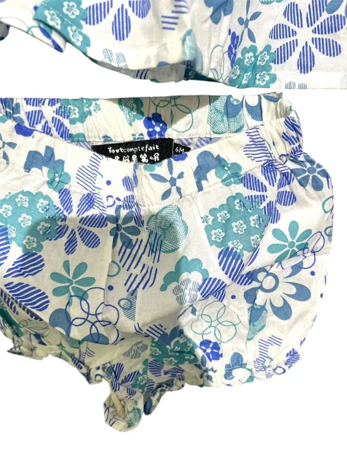 Ensemble bébé fille fleuri, neuf avec étiquette - photo numéro 3