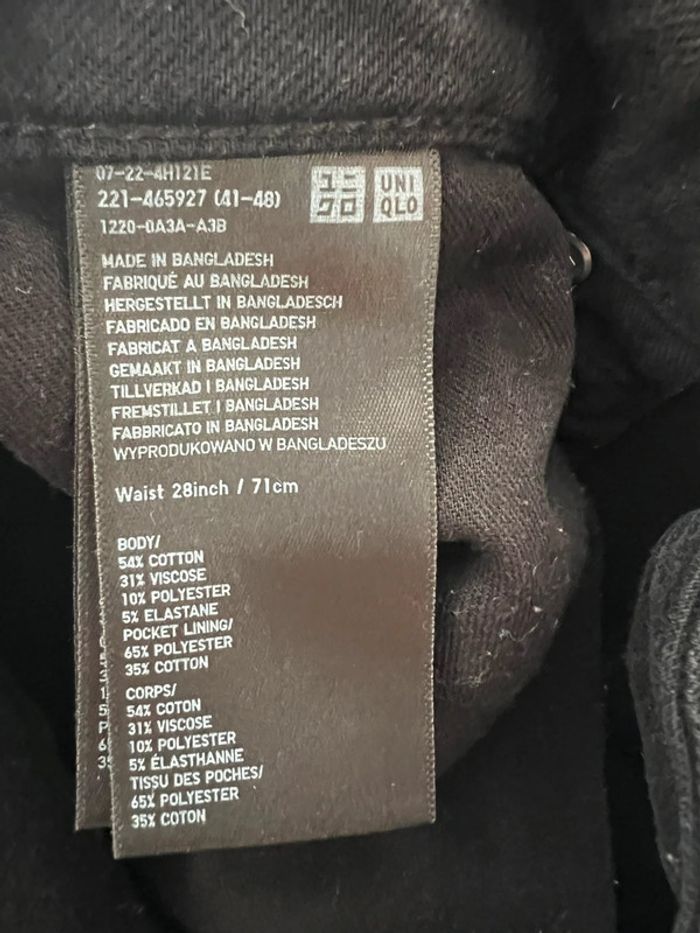 Jean noir Uniqlo - photo numéro 6