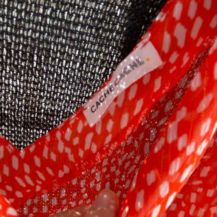 Magnifique blouse large légère Cache Cache taille 36 - photo numéro 3