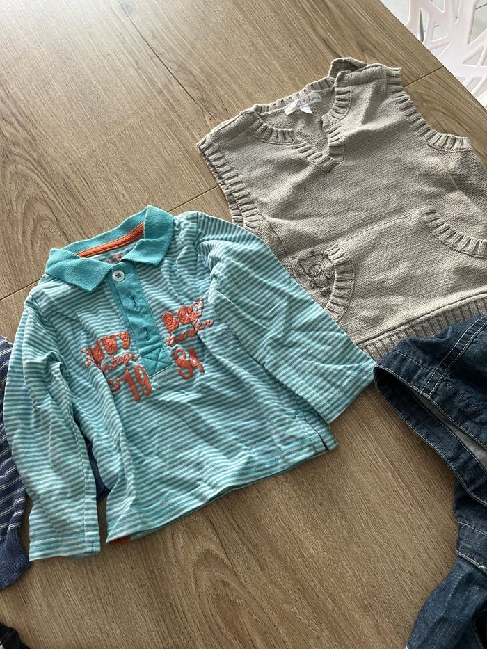 Lot 6 vêtement garçon 12 mois en très bon état - photo numéro 5