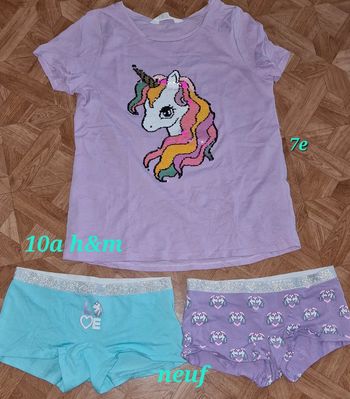 Maillot avec 2boxeur 10ans neuf