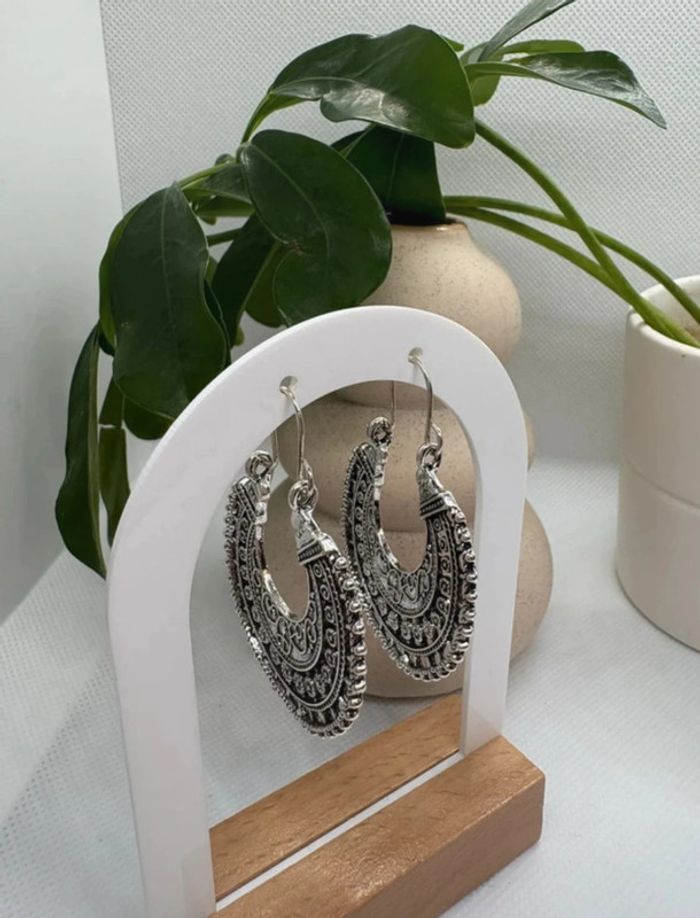 Boucle d'oreille style boheme - photo numéro 5