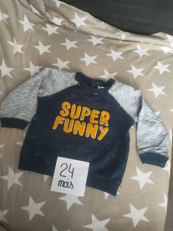Pull manches longues bébé garçon 24 mois gemo