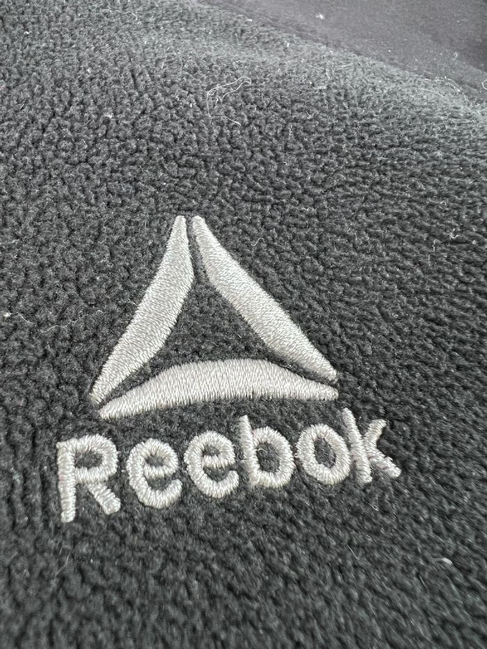 Veste polaire Reebok noire avec logo taille L – Homme streetwear - photo numéro 7