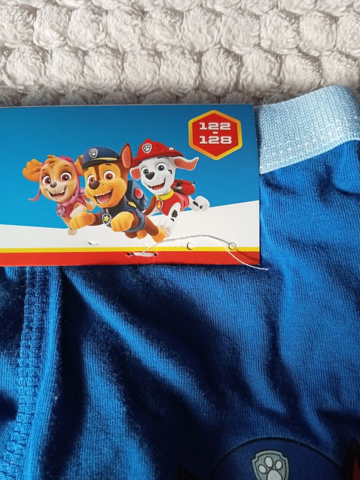 4 Caleçons paw patrol 7/8ans - photo numéro 2