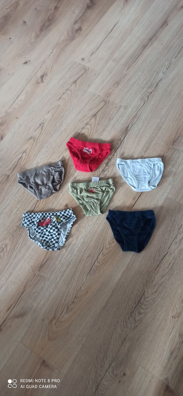 Lot de 6 slips 4 abs