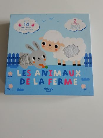 Coffret livres Les animaux de la ferme auzou éveil 