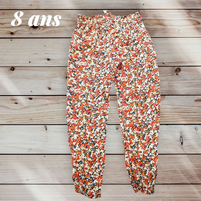 Pantalon fluide fleurie - photo numéro 2