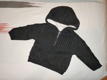 Veste chaude, moumoutée avec capuche 9 mois Kiabi