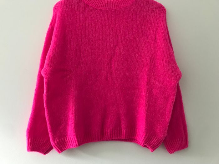 💖Pull Éclatant FUSCHIA / Rose Vif - photo numéro 4
