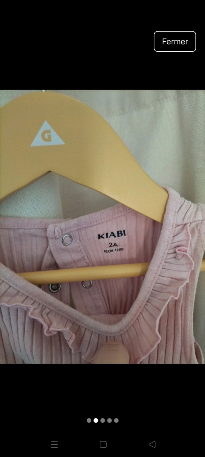 Ensemble rose pâle Kiabi 24 mois - photo numéro 4