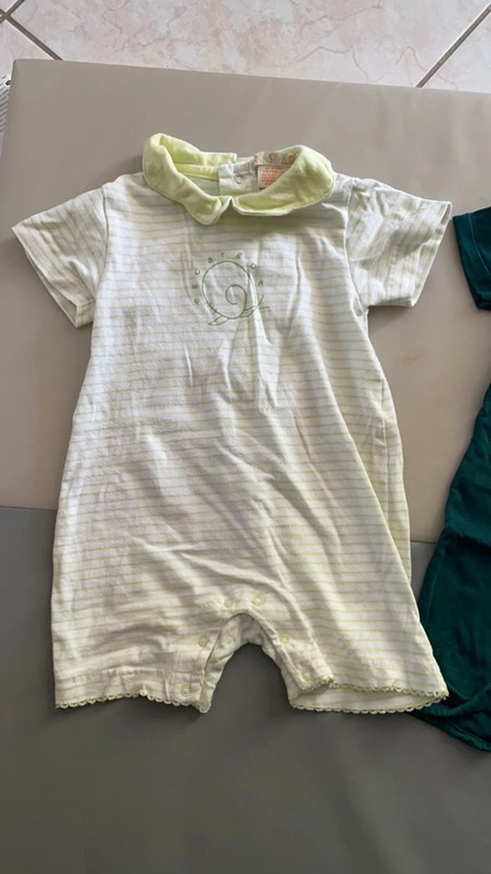 Lot de 2 combinaisons été 12 mois - photo numéro 2