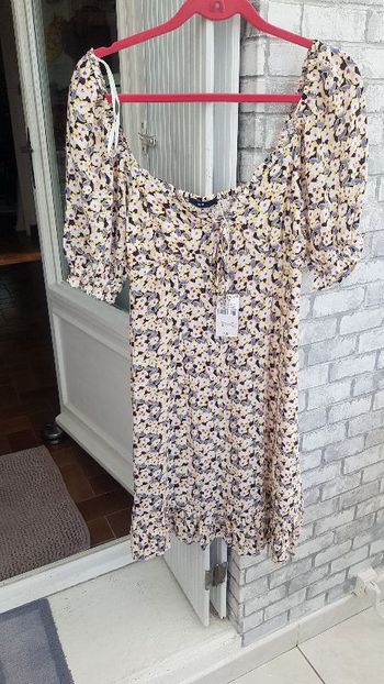 robe longue multicolore