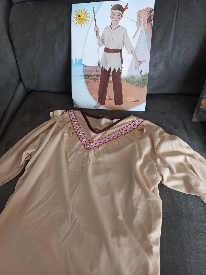 Deguisement indien 8/10 ans