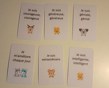 Carte positives pour les enfants