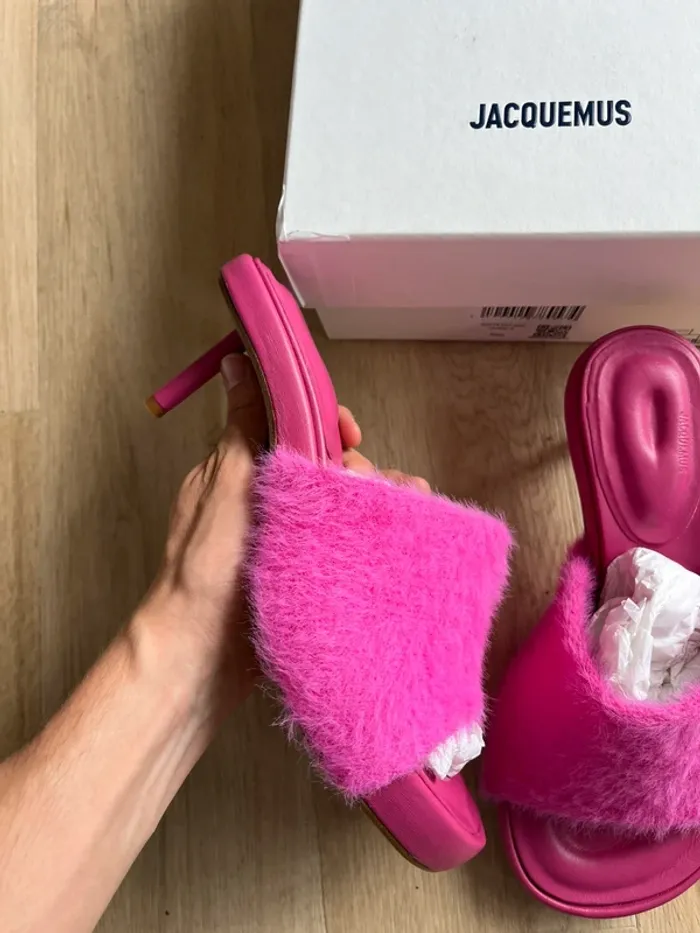 Jacquemus Les Mules Argilla Rose Taille 40 - photo numéro 3