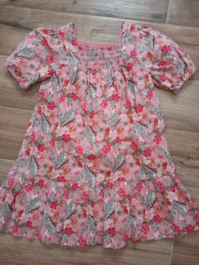 Robe fleurie rose Sergent Major 6 ans - photo numéro 2
