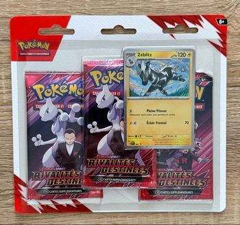 Pokemon Tripack Team Rocket Rivalités destinées Zéblitz