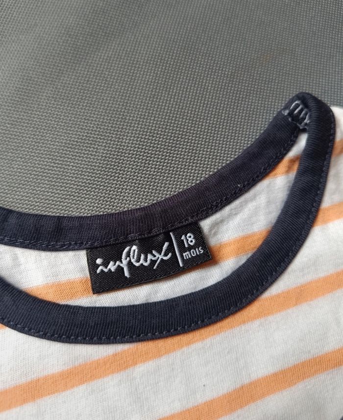 Débardeur rayé orange - photo numéro 5