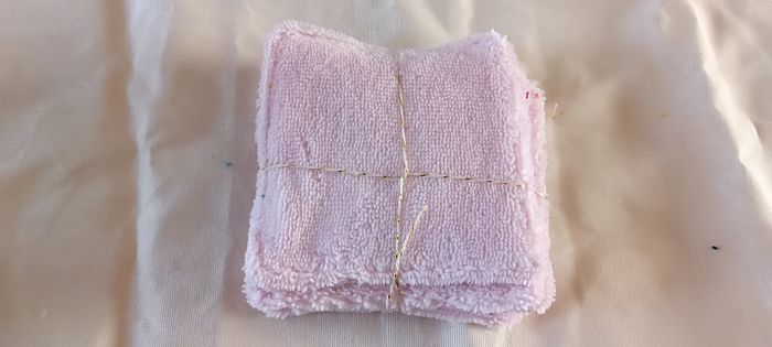 Lot de 5 lingettes lavables - photo numéro 2