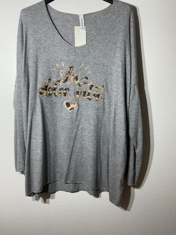 Pull « dolce vita » femme taille unique (46-52)- E&F - neuf avec étiquette