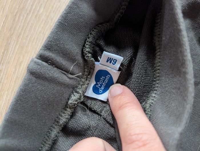 Short Panda 6 mois Mots d'enfants - photo numéro 3