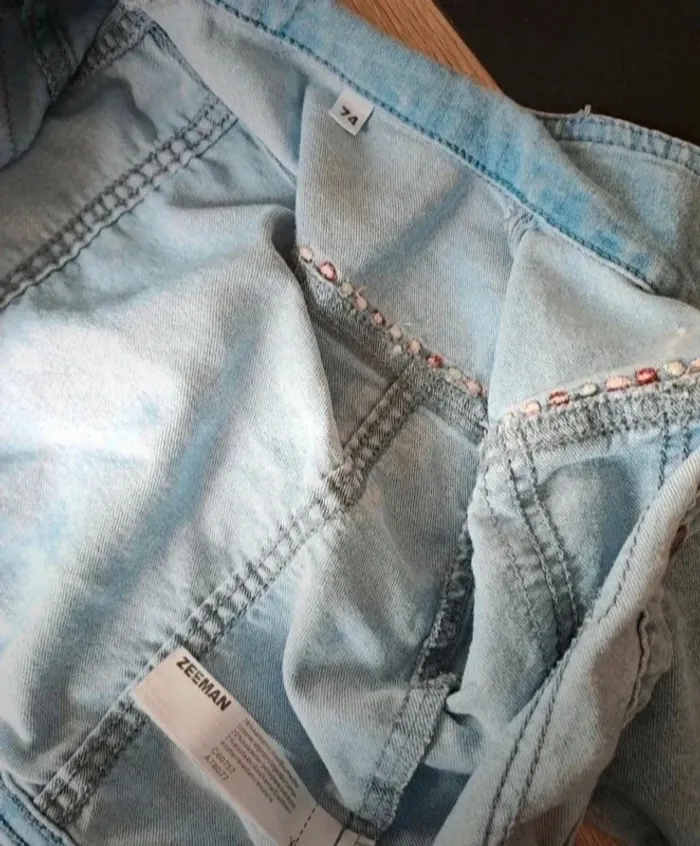 Veste en jeans, taille 74 cm, marque zeeman - photo numéro 4