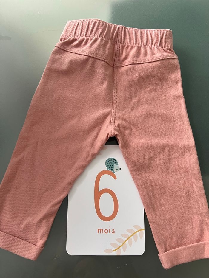 Pantalon rose - 6 mois - photo numéro 3