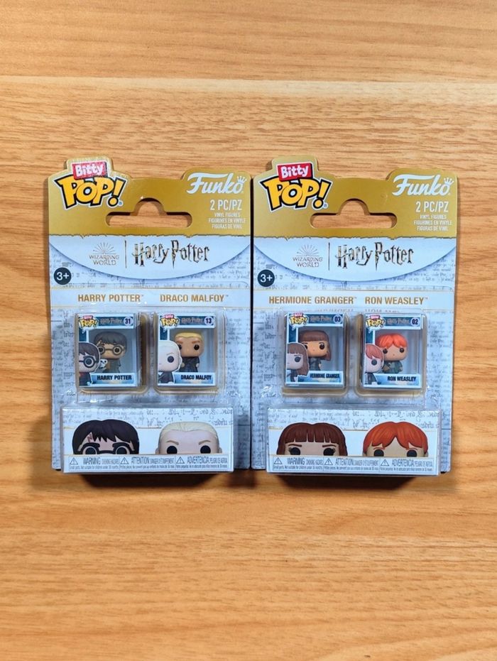 Lot Harry Potter : 2 Packs Bitty Pop! - Le Quatuor Incontournable - photo numéro 1