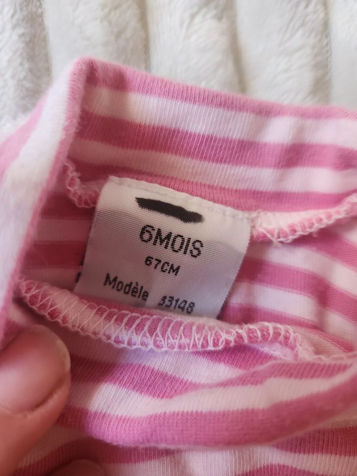 Lot 2 ensembles mignons bébé fille – 6 mois - photo numéro 6