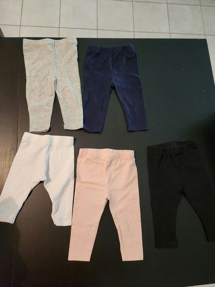 Lot de 5 leggings
