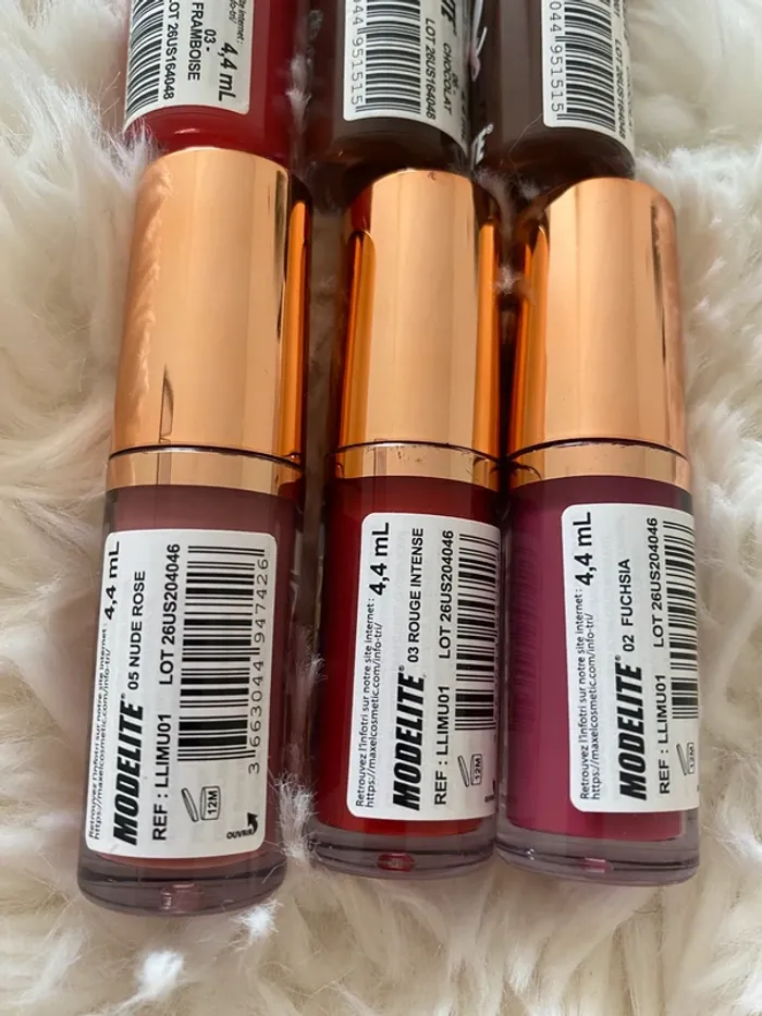 Lot de 6 produits pour les lèvres Modelite - photo numéro 3