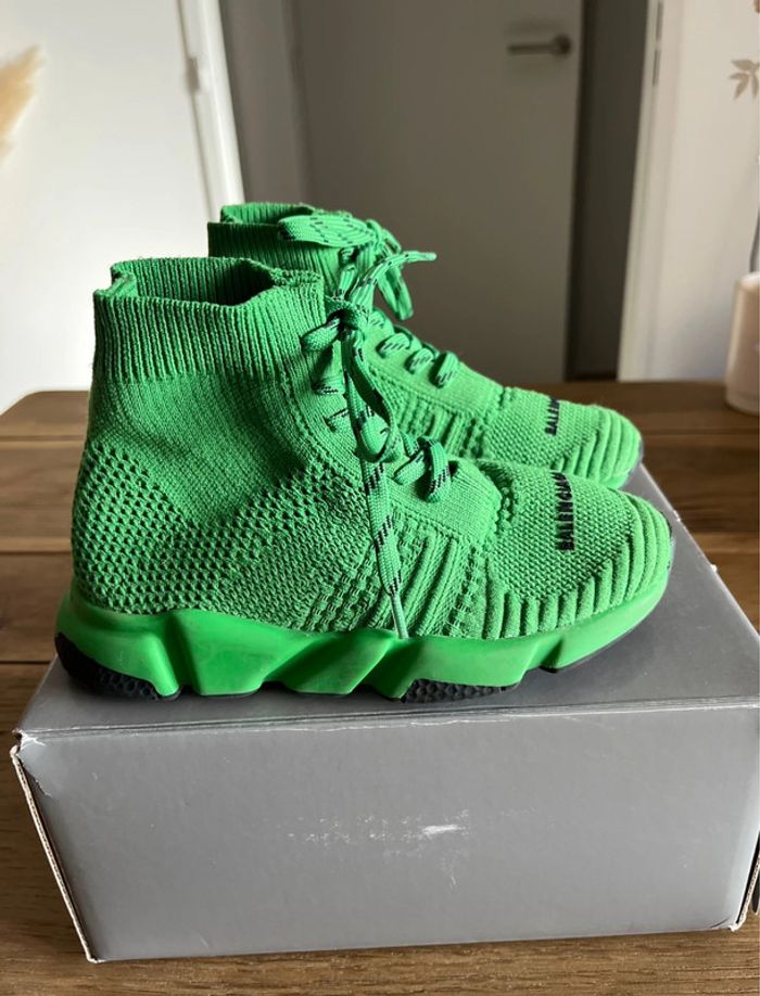 Balenciaga Speed Lace Up vertes