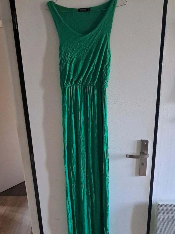 Robe longue verte