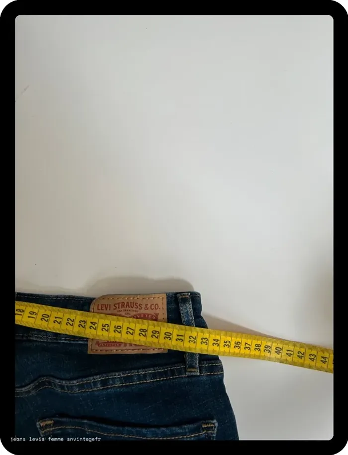 Jean Levi's Femme 725 High Rise Bootcut Marine | W25 L30 FR36 | Très Bon État | BP84 - photo numéro 11
