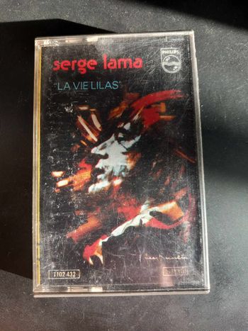 Cassette audio de Serge Lama : la vie lilas