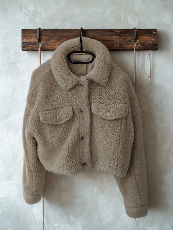 Veste courte Beige Pull & Bear