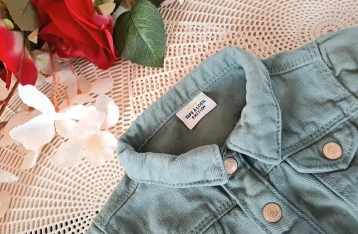 Veste en jeans, taille 9 mois, marque tape à l'œil - photo numéro 2