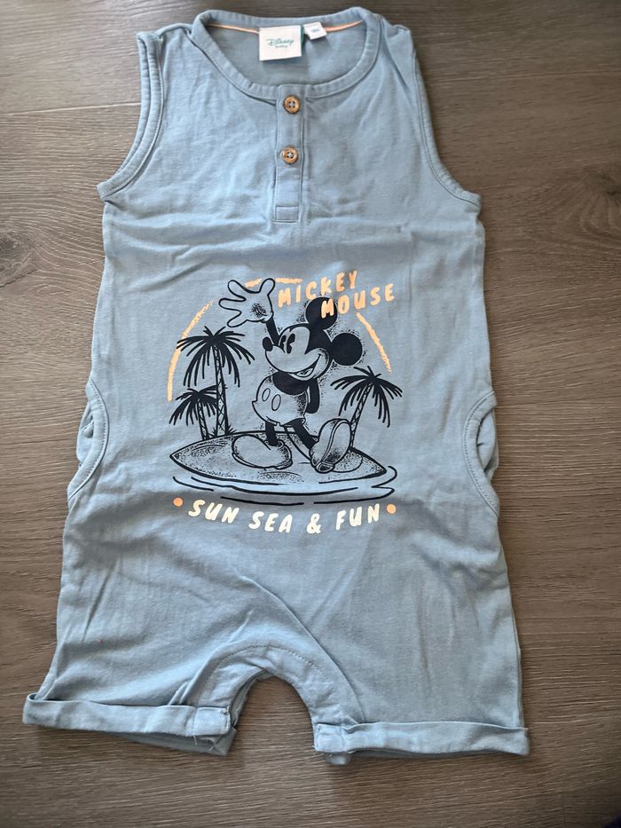 Combinaison été bébé Mickey