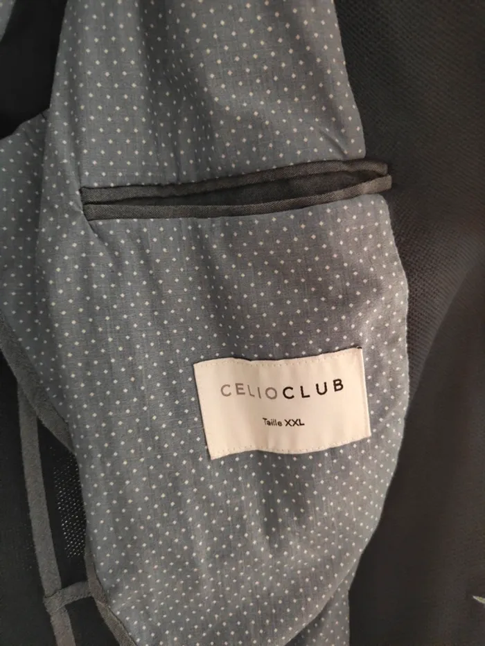 Veste bleue Celio Homme XXL - photo numéro 2